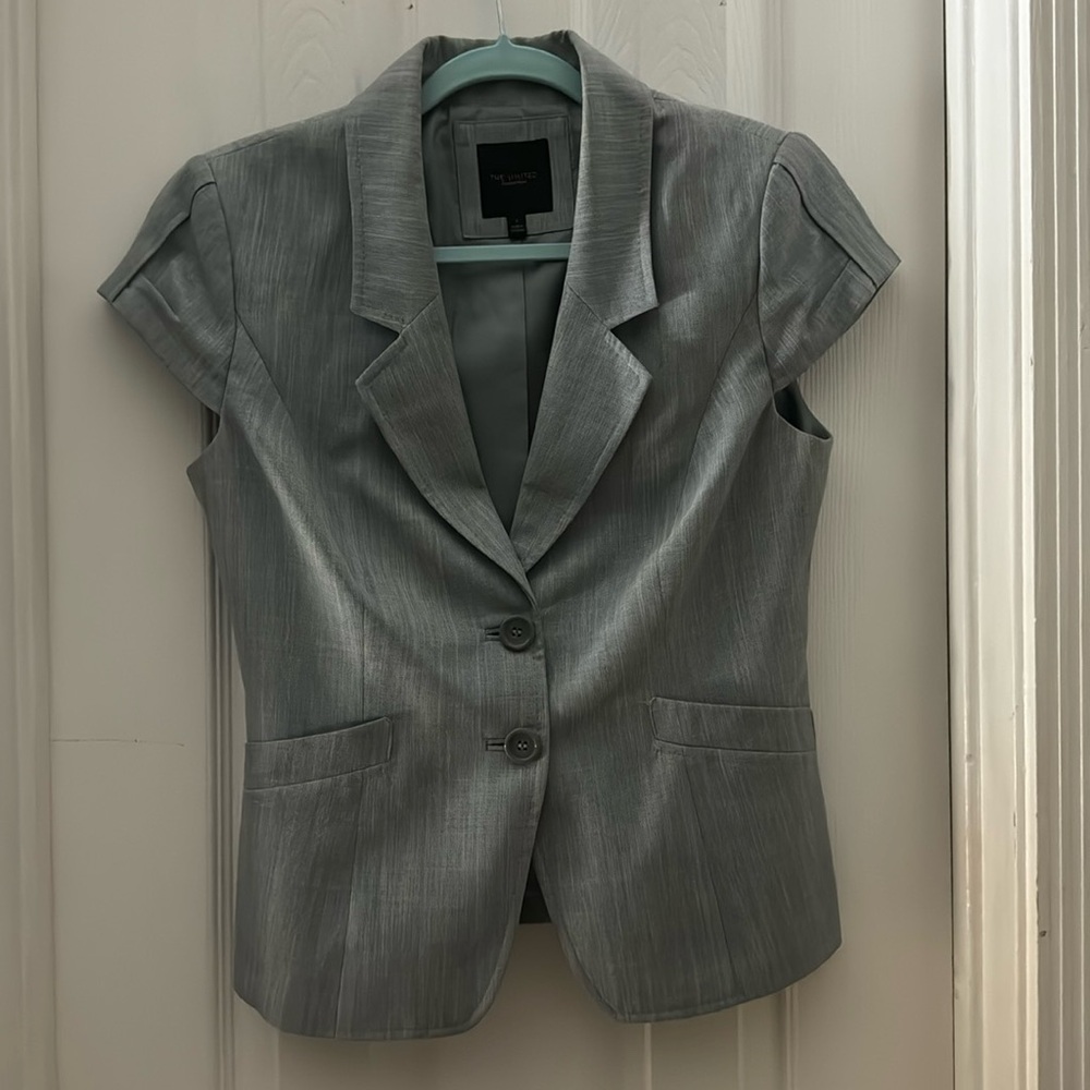 The Limited Light Gray Vest Top. Size S